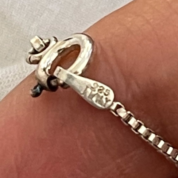 Jadeite jade butterfly 925 silver pendant chain - Picture 11 of 13